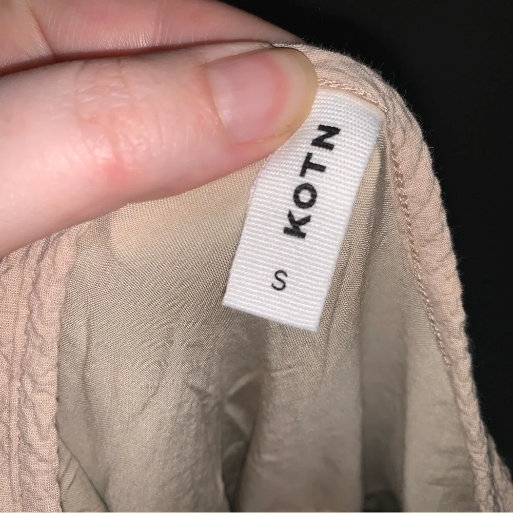 KOTN Seersucker Dress in Desert S - Picture 8 of 13